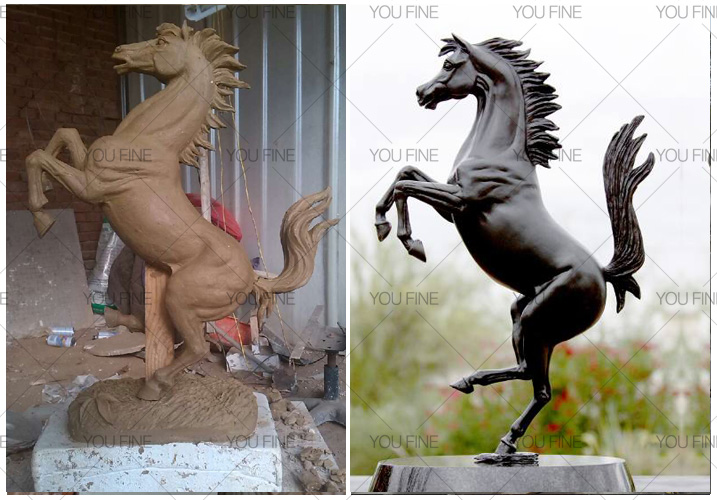 large horse figurines