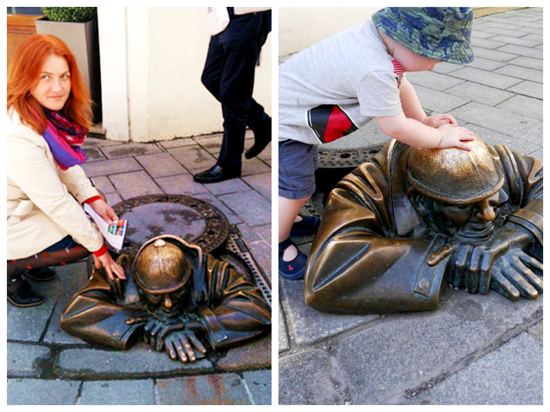 man at work statue