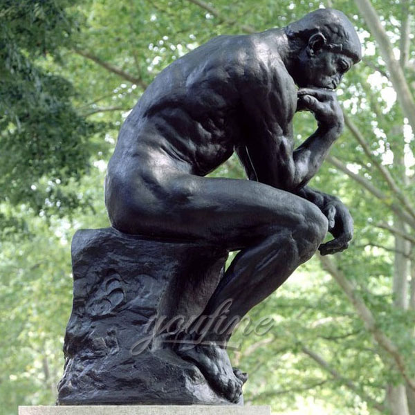 Outdoor Famous Classic Bronze The Thinker Statue for garden